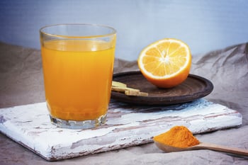 Orange juice with added functional benefits