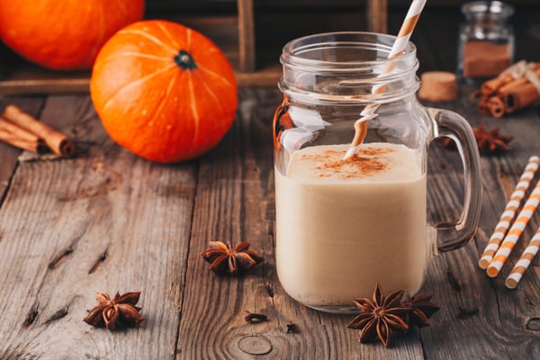 No Sugar Added Pumpkin Spice Smoothie